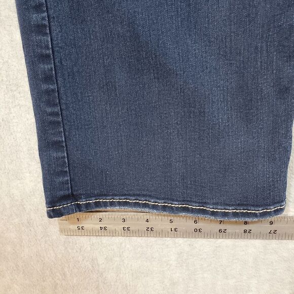 Silver Jeans Womens 22x33 Blue Denim Classic Fit Suki Mid Slim Boot Outdoor - Picture 8 of 12